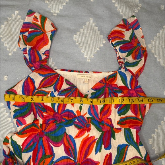 Skies Are Blue Red and White Sleeveless Maxi Sundress Size Small.  #151 - Picture 12 of 17